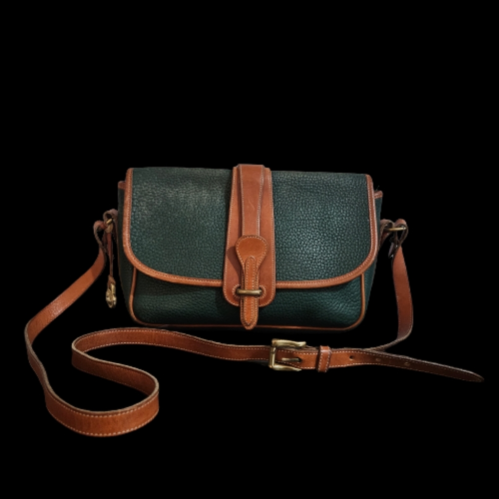 ❤️ Dooney & Bourke Vintage All Weather Leather Equestrian Crossbody Bag